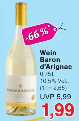 Wiglo Wunderland Wein Baron d'Arignac Angebot