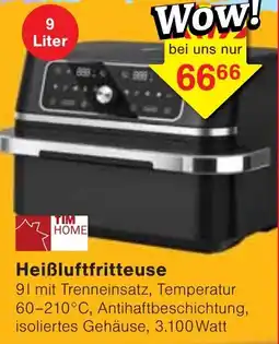 Wiglo Wunderland TIM HOME Heißluftfritteuse Angebot
