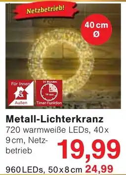 Wiglo Wunderland Metall-Lichterkranz Angebot