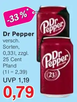 Wiglo Wunderland Dr Pepper Angebot