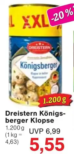 Wiglo Wunderland Dreistern Königsberger Klopfse Angebot