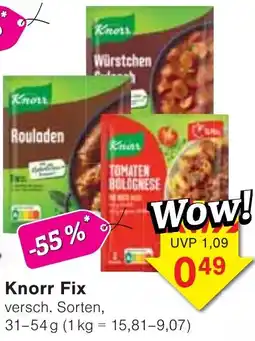 Wiglo Wunderland Knorr Fix Angebot