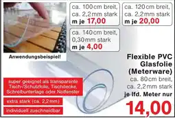 Wiglo Wunderland Flexible PVC Glasfolie (Meterware) Angebot