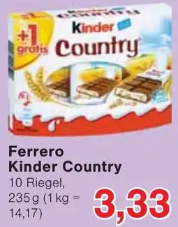 Wiglo Wunderland Ferrero Kinder Country Angebot