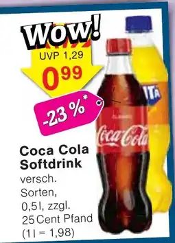 Wiglo Wunderland Coca Cola Softdrink Angebot
