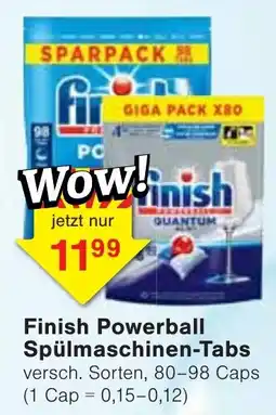 Wiglo Wunderland Finish Powerball Spülmaschinen-Tabs Angebot