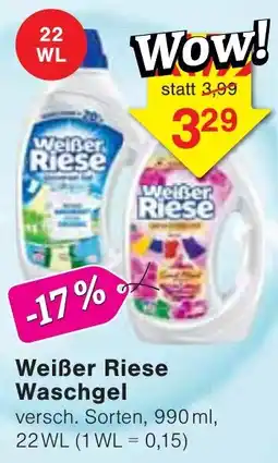 Wiglo Wunderland Weißer Riese Waschgel Angebot