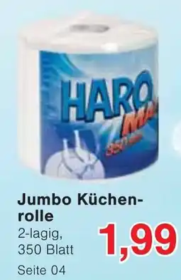 Wiglo Wunderland HARO Jumbo Küchenrolle Angebot