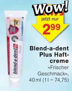 Wiglo Wunderland Blend-a-dent Plus Haft-creme Angebot