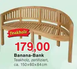 Wiglo Wunderland Banana-Bank Teakholz Angebot