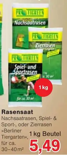 Wiglo Wunderland Rasensaat Angebot