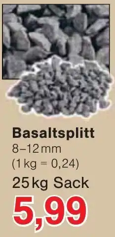 Wiglo Wunderland Basaltsplitt Angebot