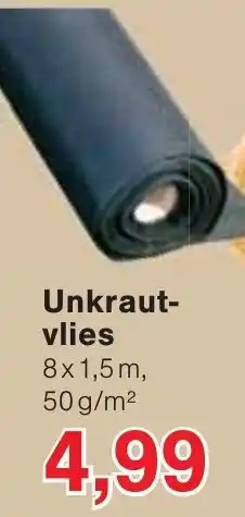 Wiglo Wunderland Unkrautvlies Angebot