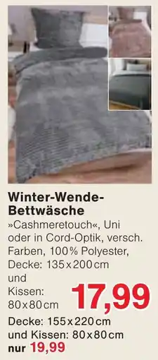 Wiglo Wunderland Winter-Wende-Bettwäsche Angebot