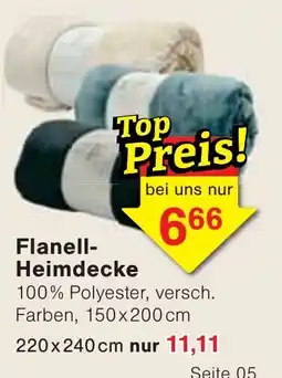 Wiglo Wunderland Flanell-Heimdecke Angebot
