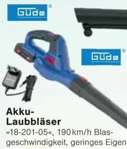 Wiglo Wunderland Güde Akku-Laubbläser Angebot