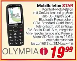 CENTERSHOP OLYMPIA Mobiltelefon STAR Angebot