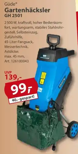 Sonderpreis Baumarkt Güde Gartenhäcksler GH 2501 Angebot