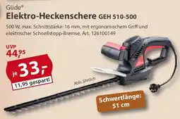 Sonderpreis Baumarkt Güde Elektro-Heckenschere GEH 510-500 Angebot