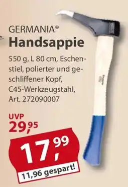 Sonderpreis Baumarkt GERMANIA Handsappie Angebot