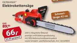 Sonderpreis Baumarkt GERMANIA Elektrokettensäge Angebot