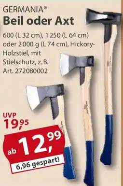 Sonderpreis Baumarkt GERMANIA Beil oder Axt Angebot