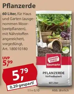 Sonderpreis Baumarkt Pflanzerde Angebot