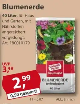 Sonderpreis Baumarkt Blumenerde Angebot