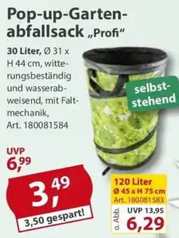 Sonderpreis Baumarkt Pop-up-Gartenabfallsack,,Profi" Angebot