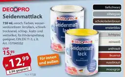 Sonderpreis Baumarkt DECOPRO Seidenmattlack Angebot