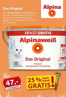 Sonderpreis Baumarkt Alpina Das Original Angebot