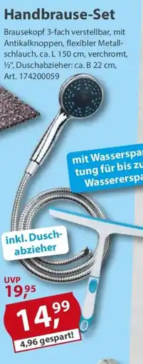Sonderpreis Baumarkt Handbrause-Set Angebot