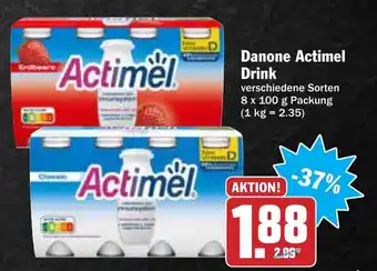 AEZ Danone Actimel Drink 8*100g Angebot