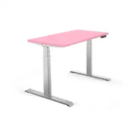 Netto Marken-Discount Schaff Elektrisch Höhenverstellbarer Schreibtisch REC 140x60 cm Pink140x60 Angebot