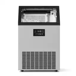 Netto Marken-Discount Industrieller Eiswürfelbereiter Glacial 45kg mit LED-Anzeige und Sichtfenster Angebot