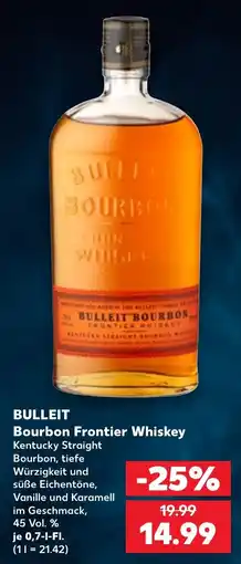 Kaufland Bulleit Bourbon Frontier Whiskey Angebot