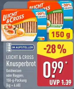 Aldi Nord LEICHT & CROSS Knusperbrot Angebot