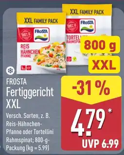 Aldi Nord FROSTA Fertiggericht XXL Angebot