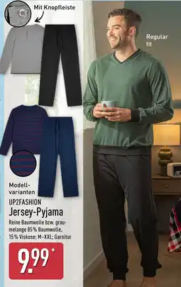 Aldi Nord UP2FASHION Jersey-Pyjama Angebot
