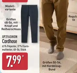 Aldi Nord UP2FASHION Cordhose Angebot