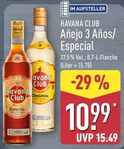 Aldi Nord Havana Club Añejo 3 Años/Especial Angebot
