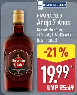 Aldi Nord Havana Club Añejo 7 Años Angebot