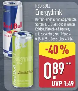 Aldi Nord Red Bull Energydrink Angebot