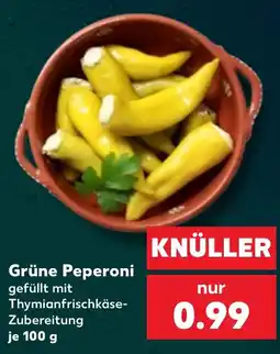 Kaufland KNÜLLER Grüne Peperoni Angebot