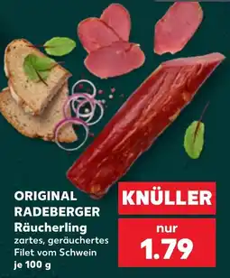 Kaufland ORIGINAL RADEBERGER Räucherling Angebot