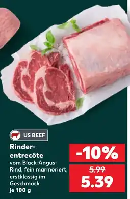 Kaufland US BEEF Rinder-entrecôte Angebot
