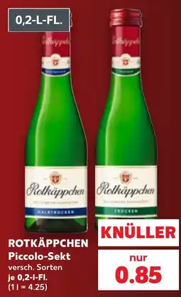 Kaufland Rotkäppchen Piccolo-Sekt Angebot