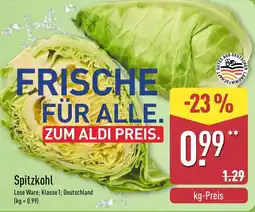 Aldi Nord Spitzkohl Angebot