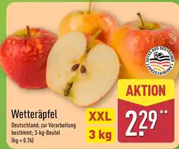 Aldi Nord Wetteräpfel Angebot