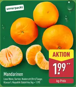 Aldi Nord Mandarinen Angebot